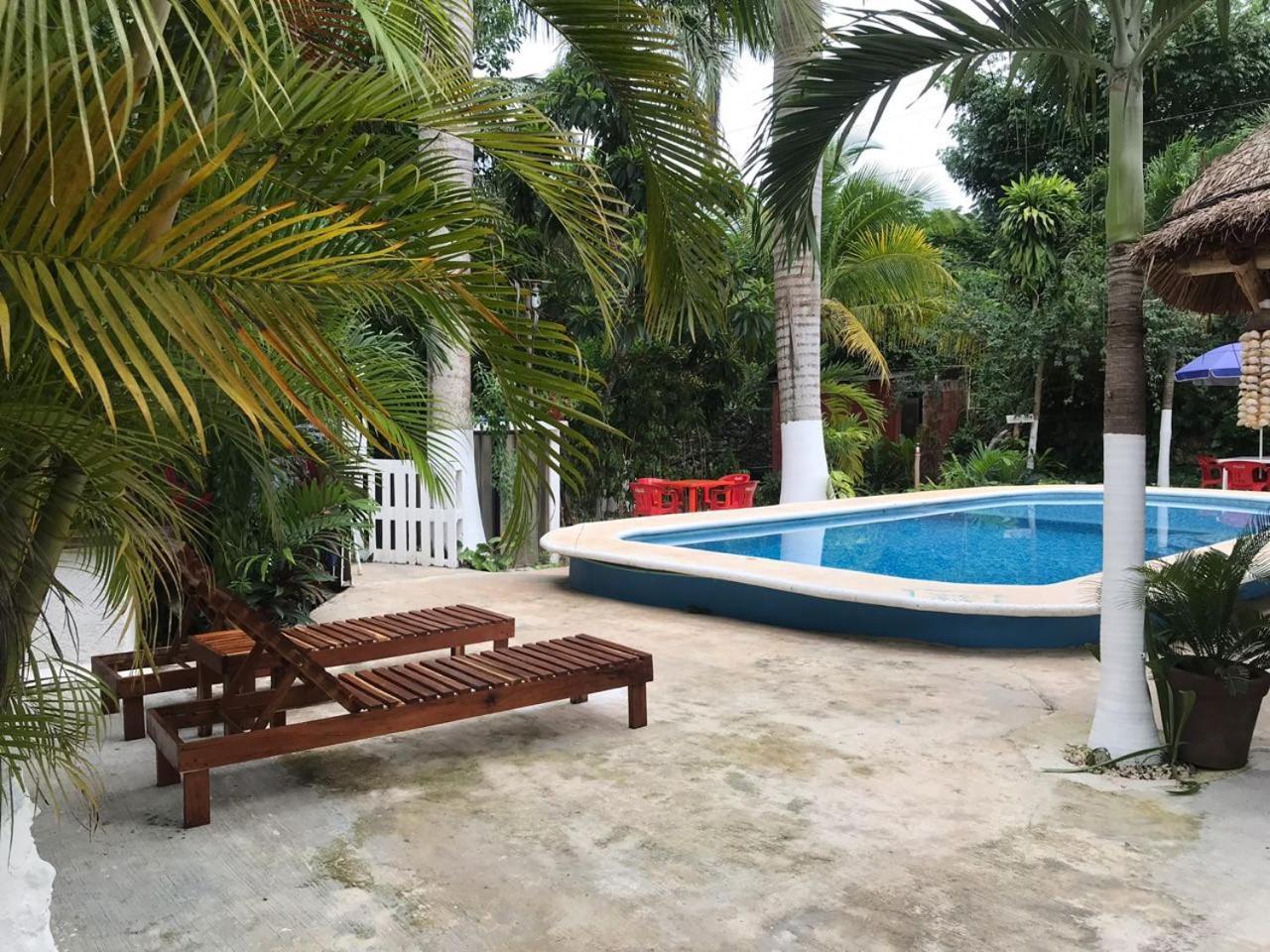 Cabanas La Alborada Vila Tulum Exterior foto