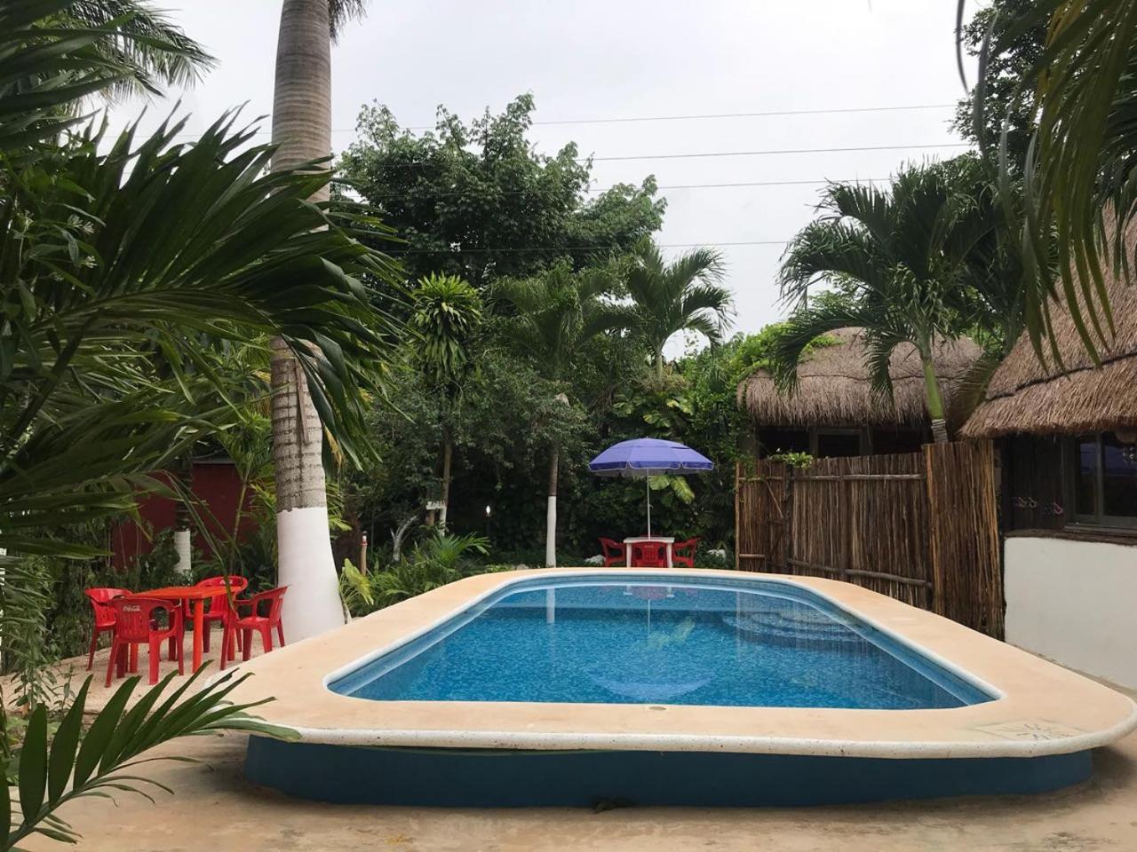 Cabanas La Alborada Vila Tulum Exterior foto